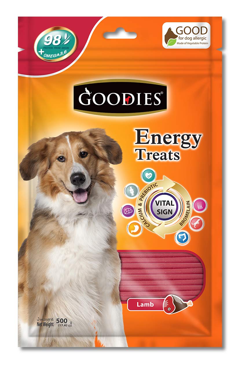 Goodies Energy Treat Lamb, Medium, 500 g with Free Jerhigh Stick Made with Real Chicken Meat 40g (B08468CYHP) Amazon Price History, Amazon Price Tracker