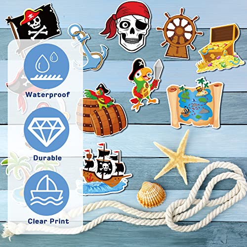 Imanes decorativos pirata para puerta de crucero pack 12 miniatura 4
