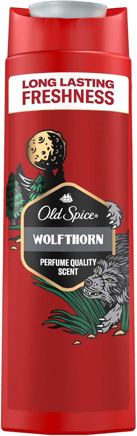 Old Spice Wolfthorn Erkekler İçin Duş Jeli ve Şampuan 400 ml