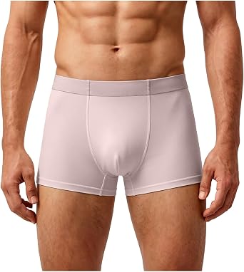 Luxury Men's Satin Ice Silk Boxers Antibacterial Mulberry Silk Crotch, Ultra-Soft Seamless Fit, Lightweight & Odour-Resistant, Perfect for Business or Evening Wear, Premium Comfort All Day