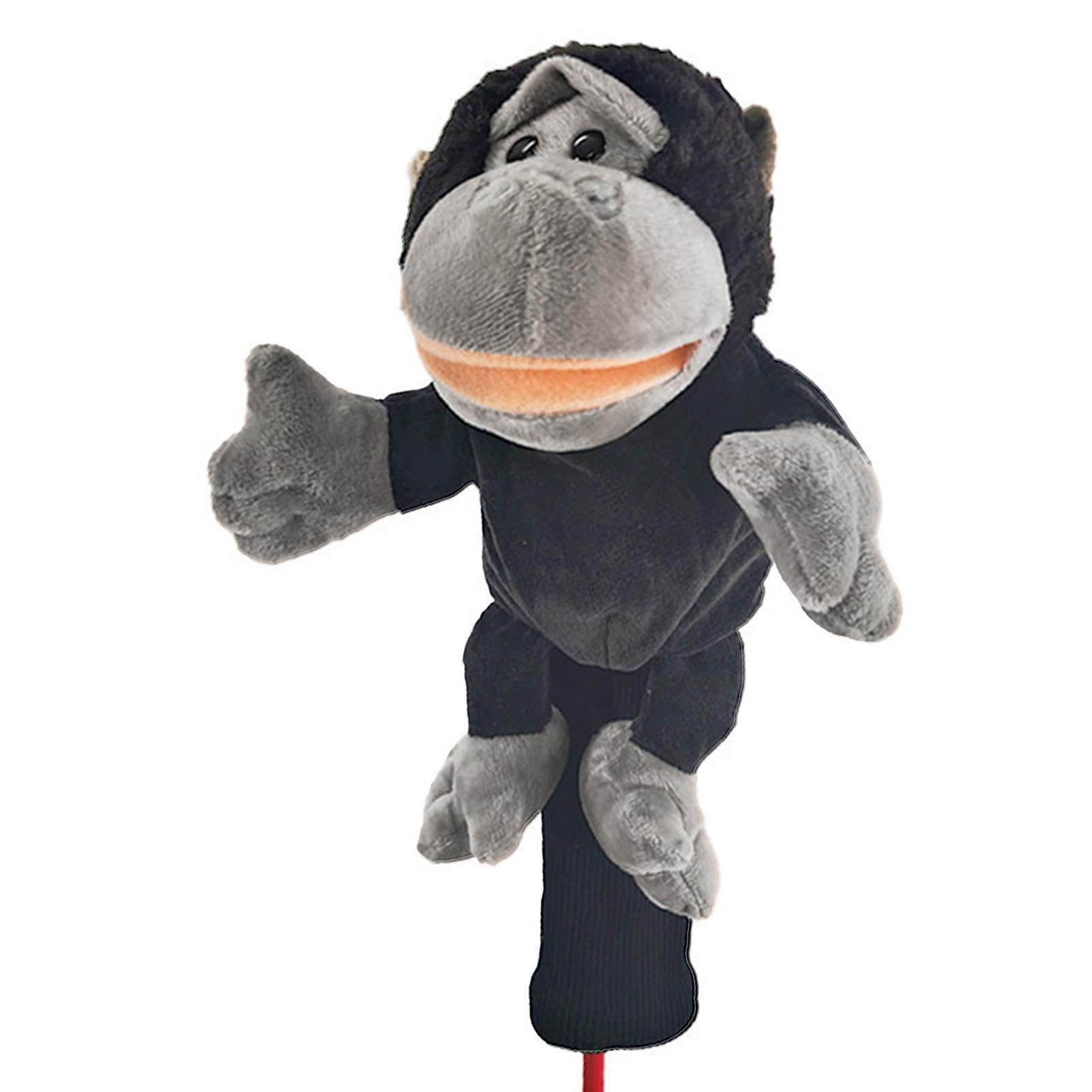 Fundas divertidas para palos de golf, fundas para palos de golf, divertidos animales de peluche, cubierta de cabeza, cubierta de diseño de animales, protector de palos suaves, accesorio de golf