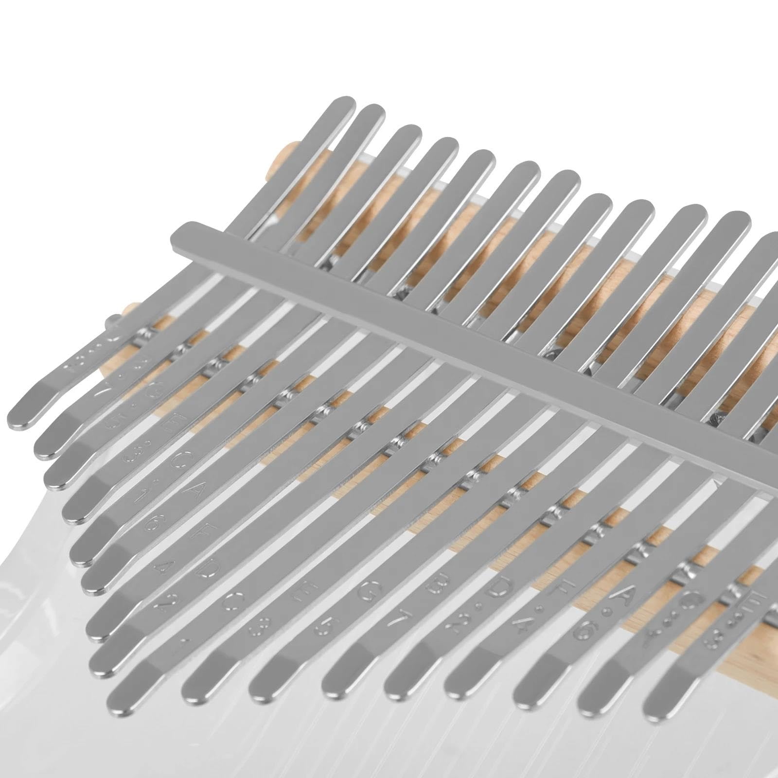 17 Klawiszowy Przezroczysty Instrument Klawiszowy Kalimba ABS Dla Dorosłych Kalimba