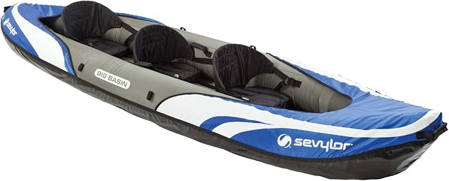 Sevylor Big Basin 3-Person Kayak, Blue