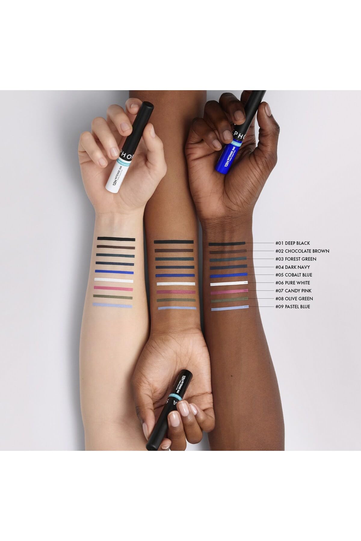 Sephora Intense Ink Liner - Mat Ve Yoğun Likit Eyeliner, 03 Forest Green