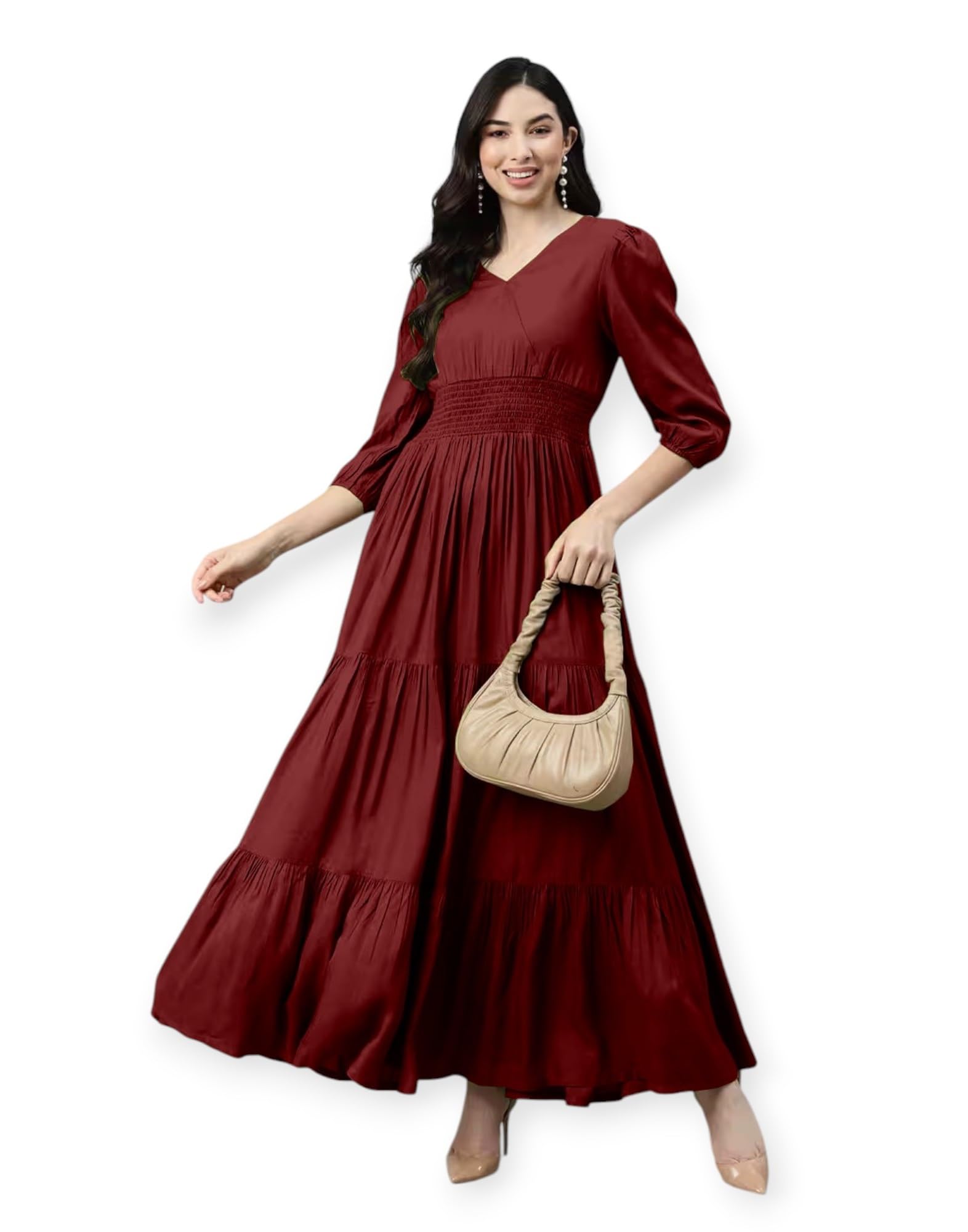 krunal raiyani Solid Gown for Women GWN KR4-75-(01.01)-picture-33