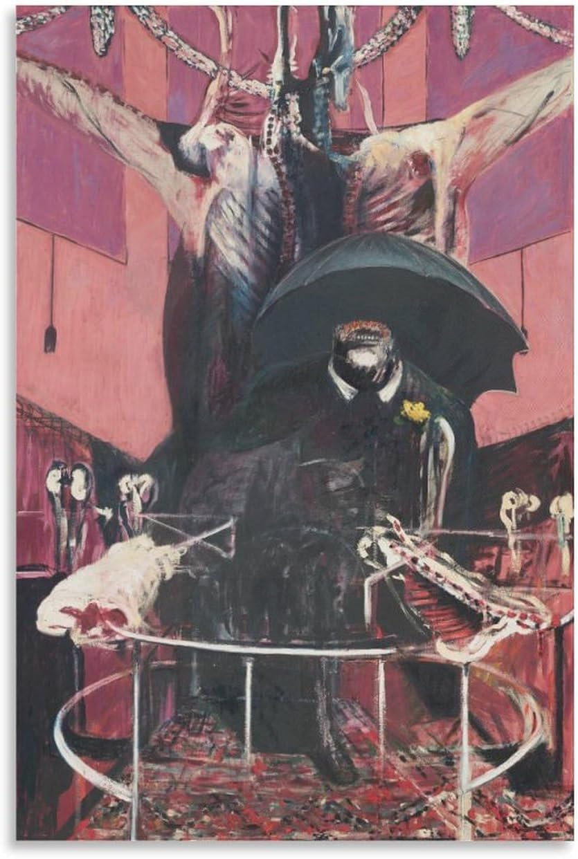 Matvsd Kohecs Francis Bacon Untitled Canvas Wall Art, Unframed, 16x24in