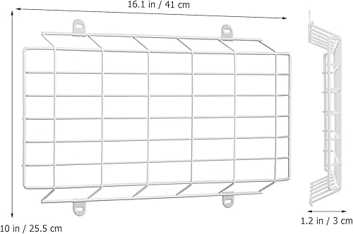 Miniatura 5 de Unomor Señal de salida de la jaula protectora de alambre de metal cubierta de señal de salida montado en la pared tapón de daños de señal de