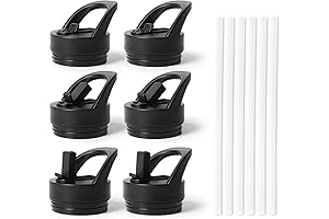 PYD Life Sippy Lid for Water Bottle - 6 Pack Reusable Sippy...