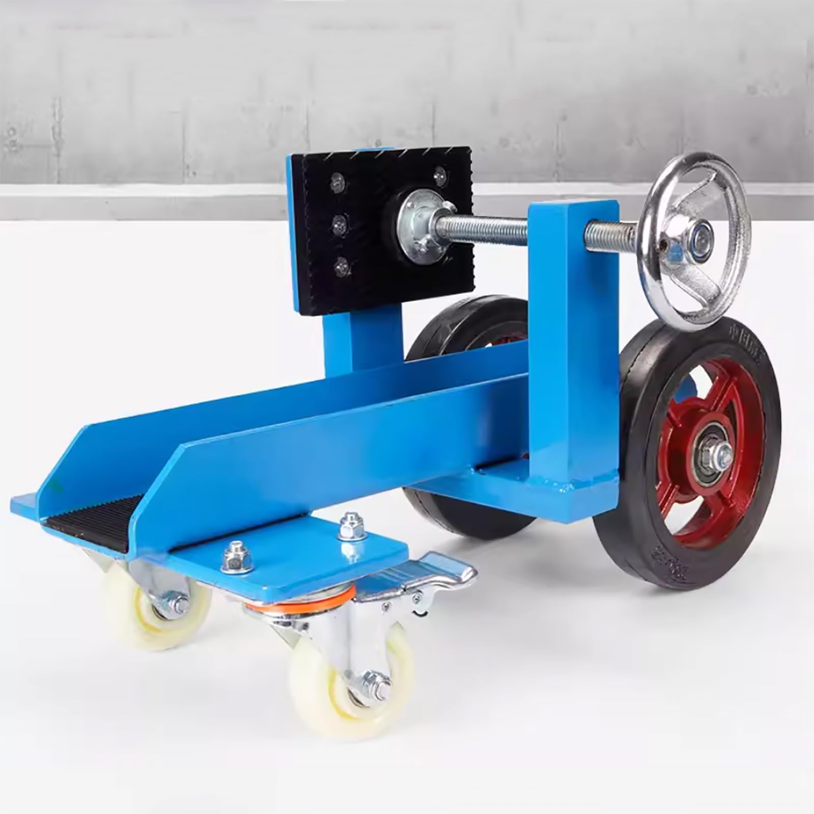 Wózek transportowy do paneli kamiennych, z regulowanym zaciskiem, udźwig 500 kg/1100 lbs, szerokość kanału 12 cm, do zastosowania w budownictwie i magazynach