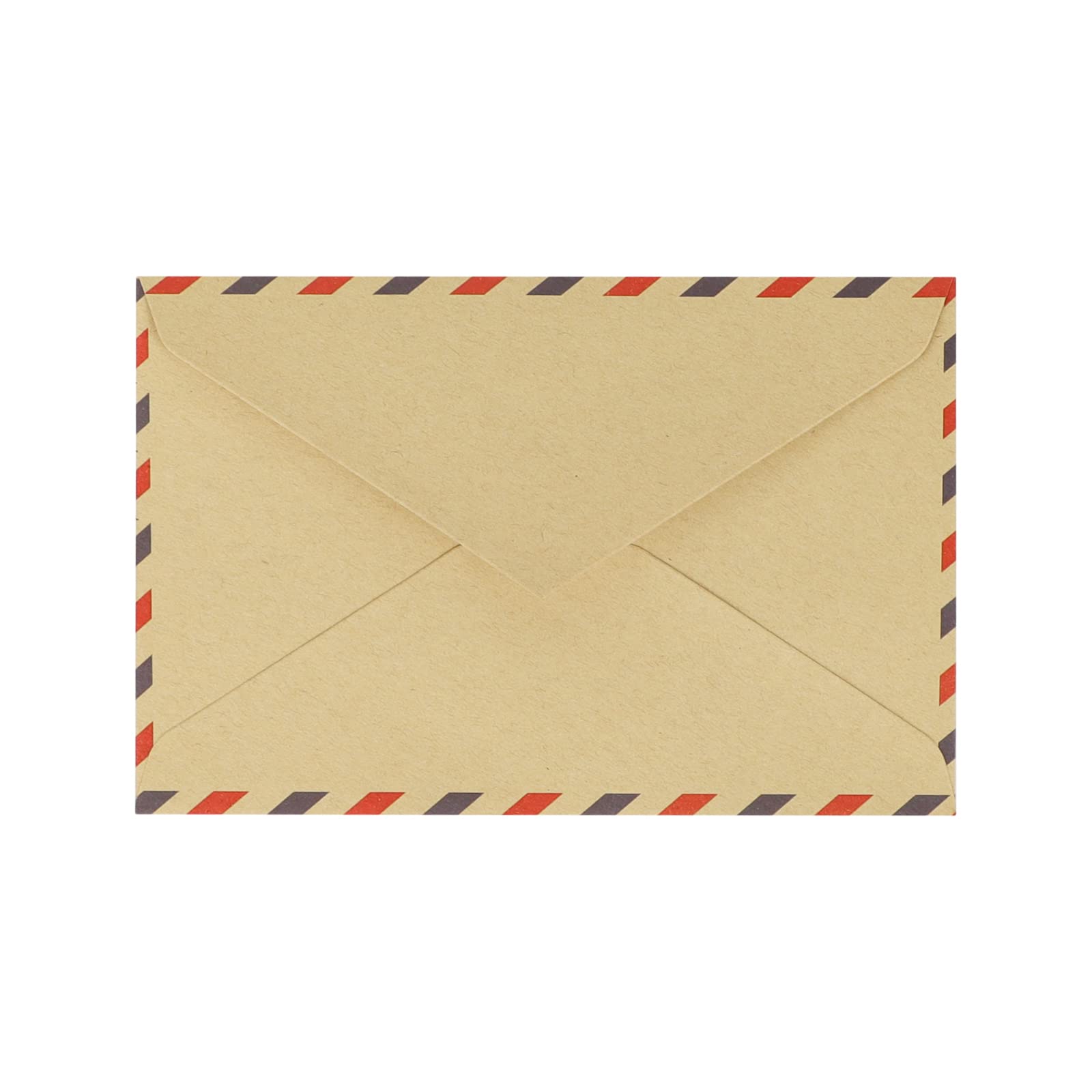 10 Pcs Vintage Kraft Paper Envelopes 162 X 110mm with Exquisite Pattern, Brown Airmail Envelopes for Postcard Gift - Image 3