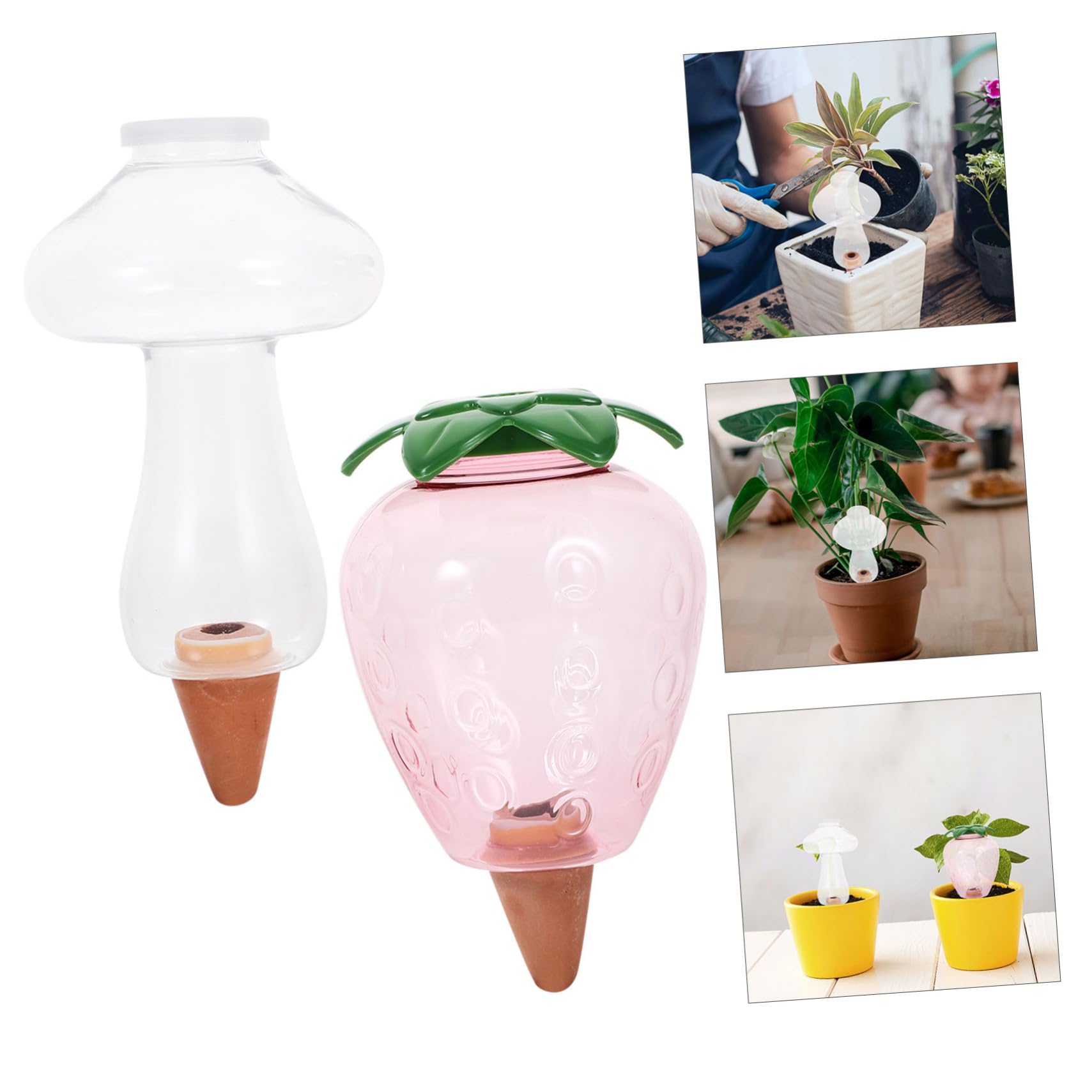 BESTonZON 4 Ensembles Arrosage Automatique des Plantes D'Intérieur Dispositif D'Arrosage Automatique pour Plantes D'Intérieur 2 pièces * 4