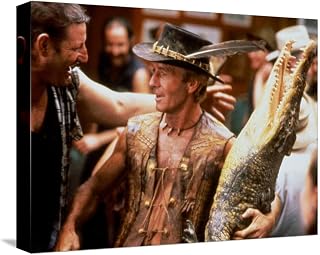 ART.COM Stretched Canvas Print Crocodile Dundee, 16" x 12"