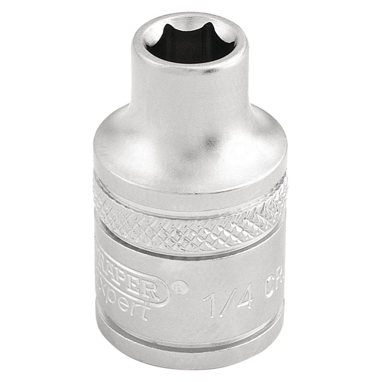 Draper 16548 Square Drive 6 Points Imperial Socket 3/8" Length, Blue