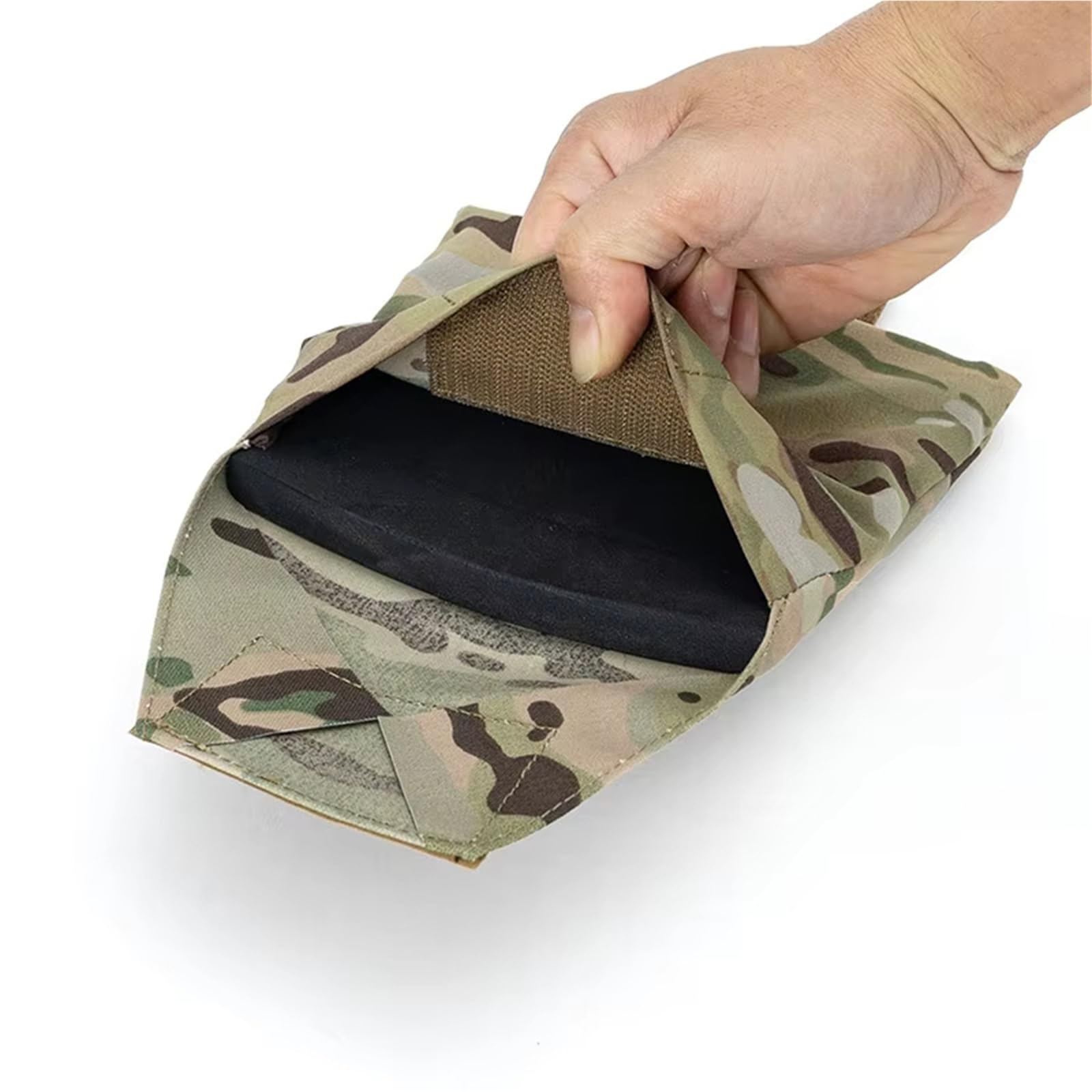WLXW Pochette Latérale Tactique Compatible avec Ceinture FCPC avec Crochet 6x6, Poches Latérales Accessoires Airsoft, Chasse, CS, Cosplay, Wargame, Paintball