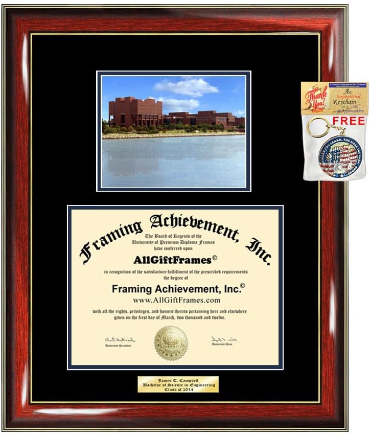 Diploma Frame University of Massachusetts Boston Graduation Gift Idea UMass