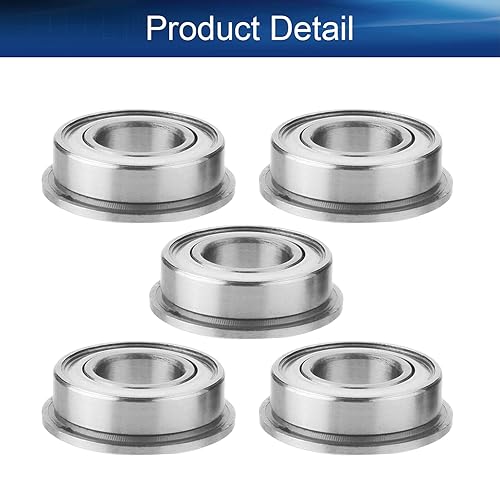 Miniatura 4 de Bettomshin 5 rodamientos de bolas MF126ZZ de ranura profunda, rodamiento de bolas de ranura profunda miniatura de 0.236 x 0.472 x 0.157in,