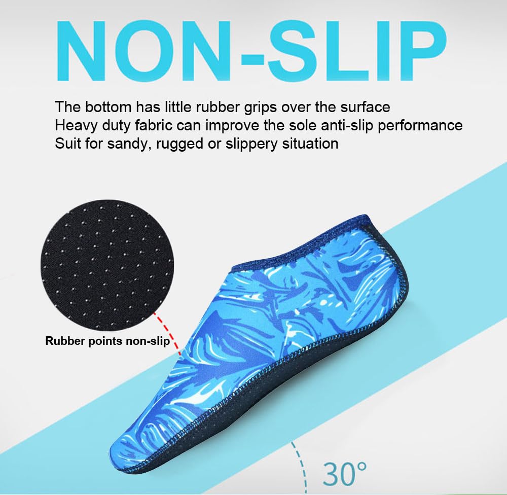 Calcetines de neopreno para playa y buceo, 2 mm de grosor, calcetines de arena y aleta para mujeres y hombres, ideales para voleibol