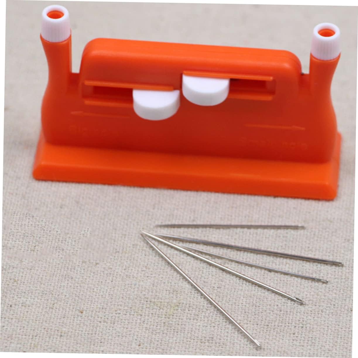 Operitacx 6pcs Double- Threaders Easy Use Threading Guide Plastic Needle Threading Device for Sewing Supplies Aid for Home and Elderly Use Red