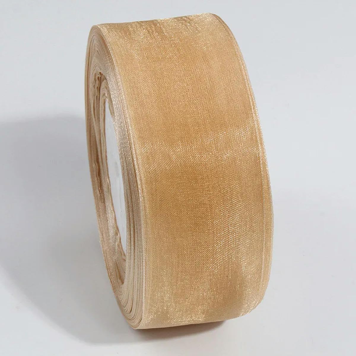 CIVIOOH 50 Yards Sheer Chiffon Ribbon Organza Satin Ribbons for Gift Wrapping Wedding Decoration Bouquets Party DIY Crafts