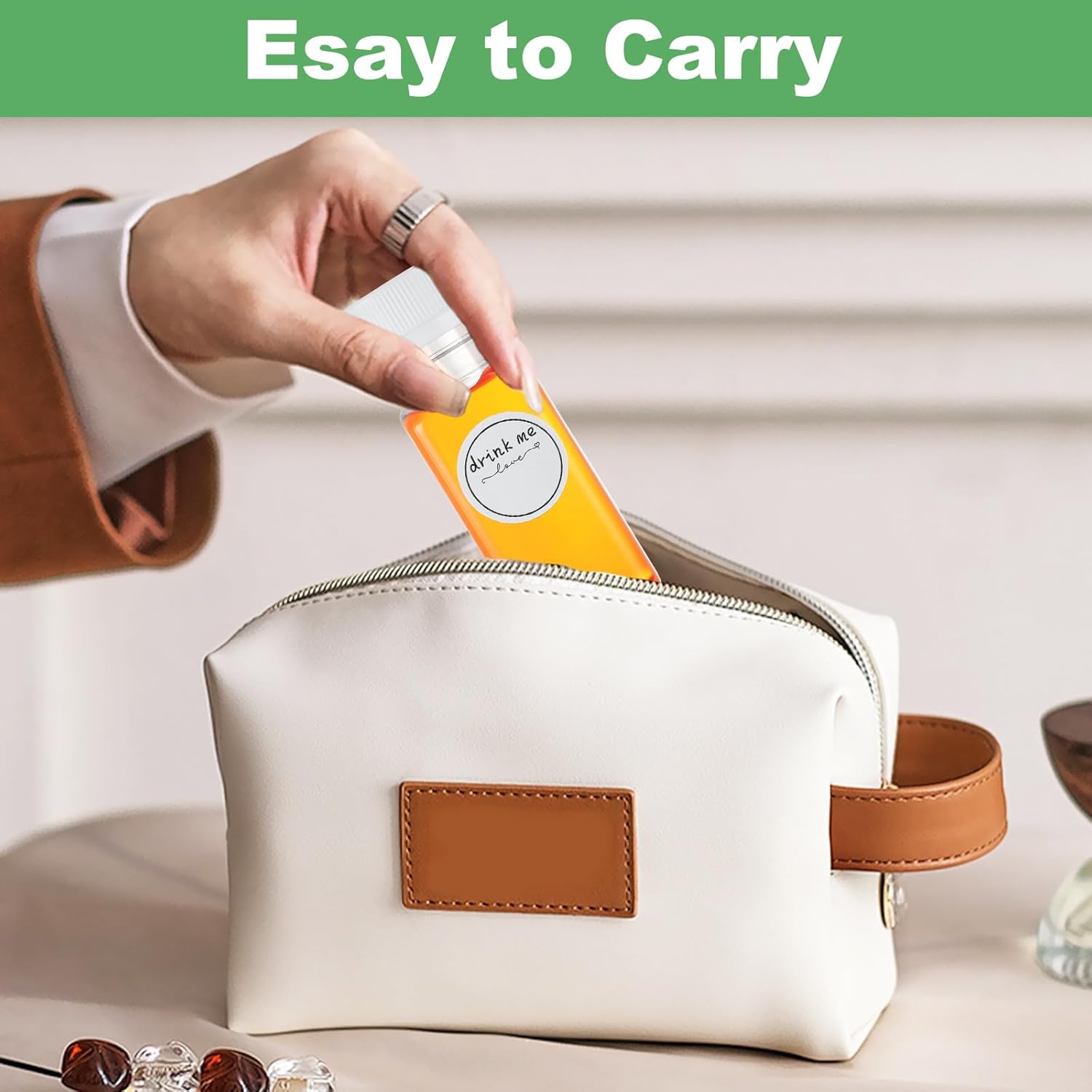 150PCS Plastic Juice Bottles with Caps 2oz Shot Bottles for Juicing Ginger Shots Reusable Small Shot Bottle with White Caps Clear Plastic Ginger Shots Bottle for Gingers Shots, Juice and Other