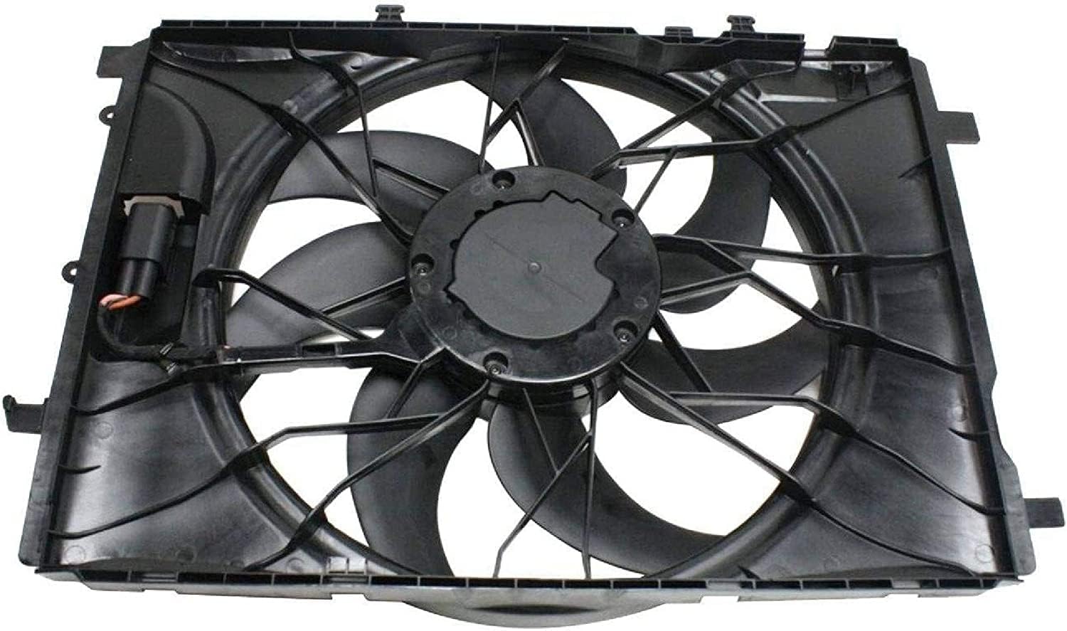621-373 Engine Radiator Cooling Fan Assembly for Mercedes-Benz C300 2010 2011 2012 2013 2014 2015 for Mercedes-Benz GLK350 2009-2014 2045000293, 2049066802 623130, CF24005, 621373, MB3115122