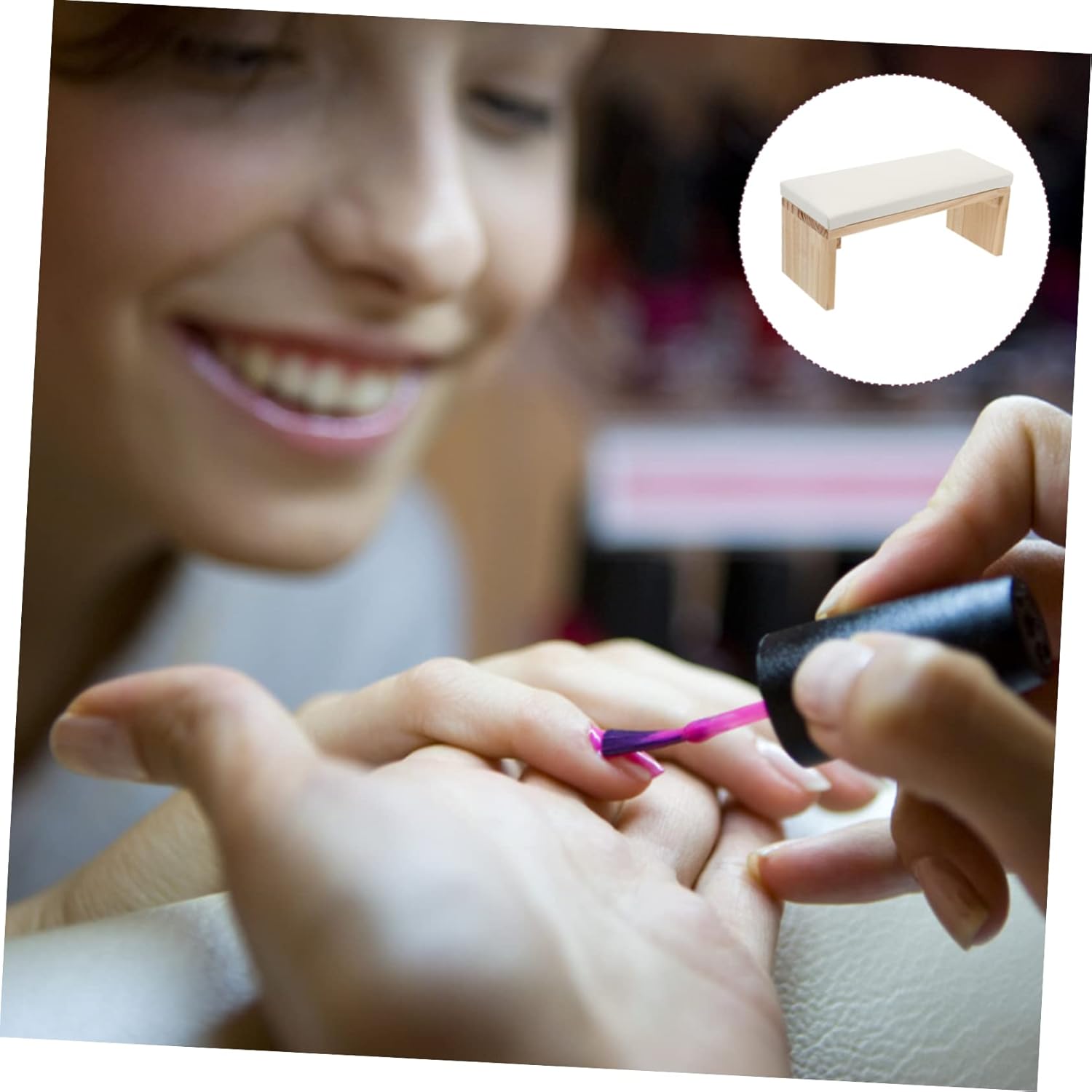 1pc Nail Art Rest Pillow Hand Pillow for Manicure Nail Lamp Holder Japanese Style Handrest