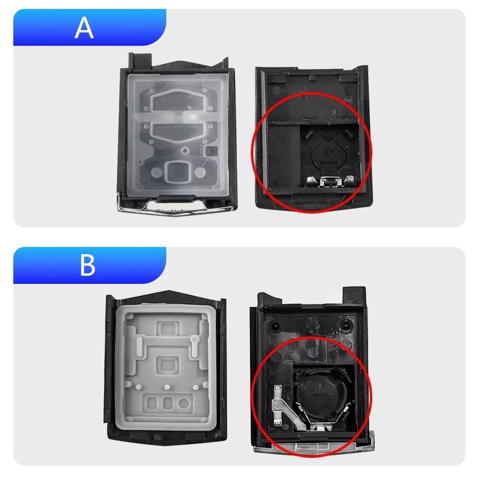 Compatible Con Mazda Para RX8 2004 2005 2006 2007 2008 2009 2010 2011 2012 MX5 2006-2012 2 3 Botones Carcasa De Llave Remota(B,3 Buttons)