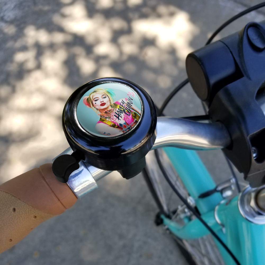 GRAPHICS & MORE Birds of Prey Harley Quinn Blowing Kisses Bicycle Handlebar Bike Bell