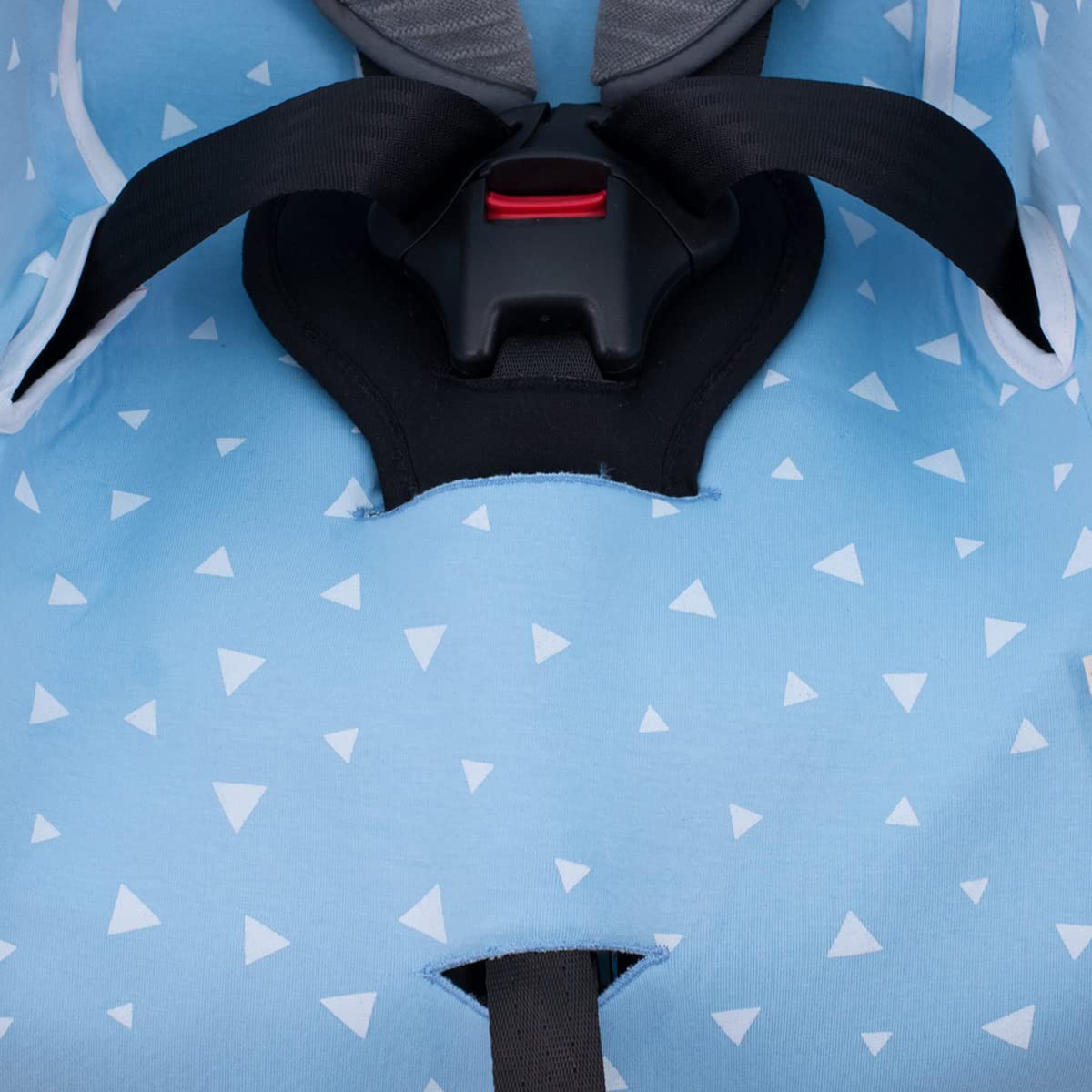 JYOKO Kids Pokrowiec na fotel samochodowy kompatybilny z Iseos Neo i Auto Kite Baby Comfort (Blue Sparkles)