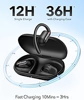Vista 6 de Soundcore by Anker V30i Auriculares de oreja abierta, ultra cómodos, diseño ligero, ajuste cómodo, ganchos ergonómicos, bajos robustos, tiempo