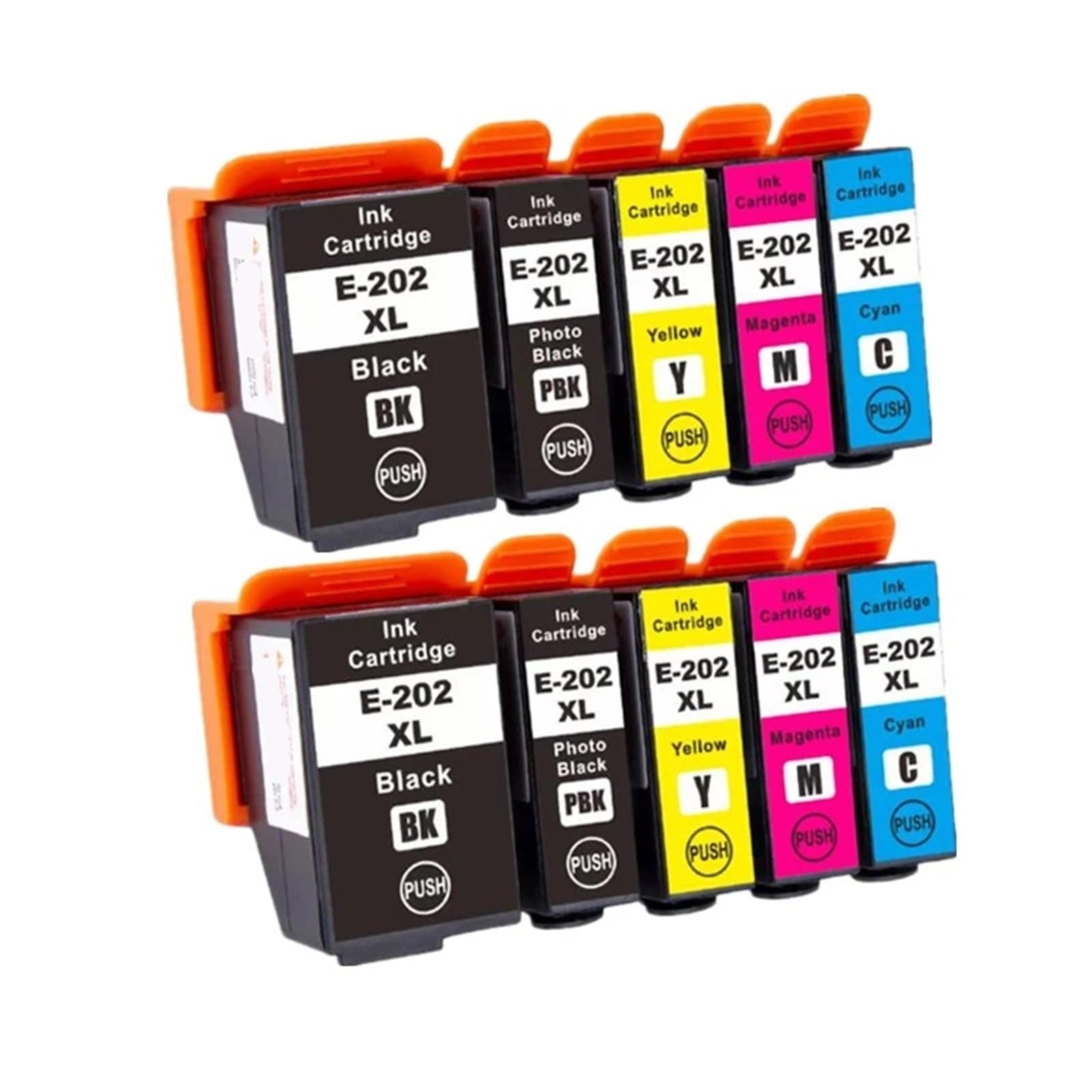 Cartouches d'encre 202XL T202XL pour XP-6000 XP-6100 multipack de 2 lots complets
