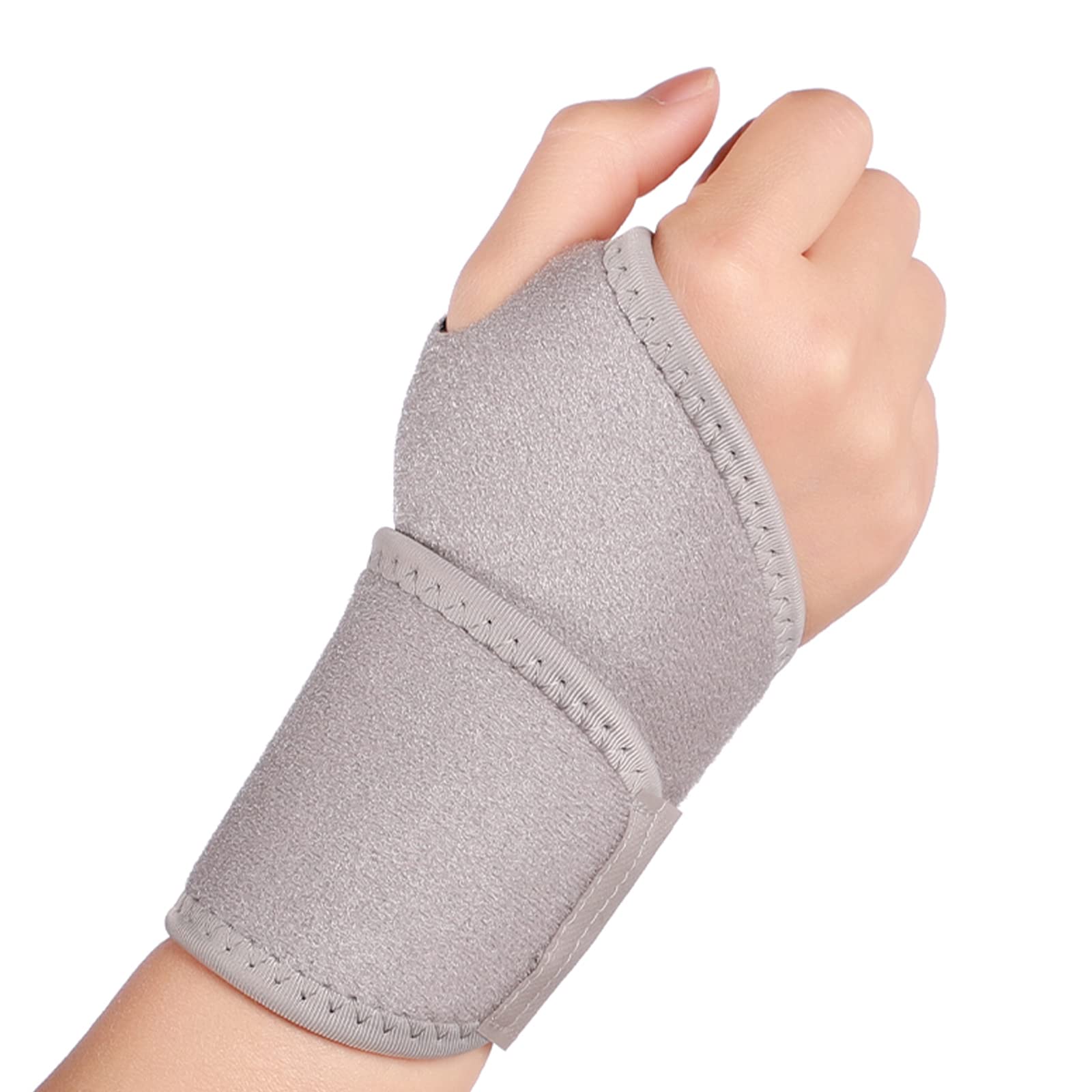 Hand Wrist Thumb Brace Supports,Adjustable Sports Protector Compression Strap Wrap for Carpal Tunnel Syndrome, Arthritis, Tendonitis, Sprains, Strains, Wrist Guard 1 Size Fit Both Hands