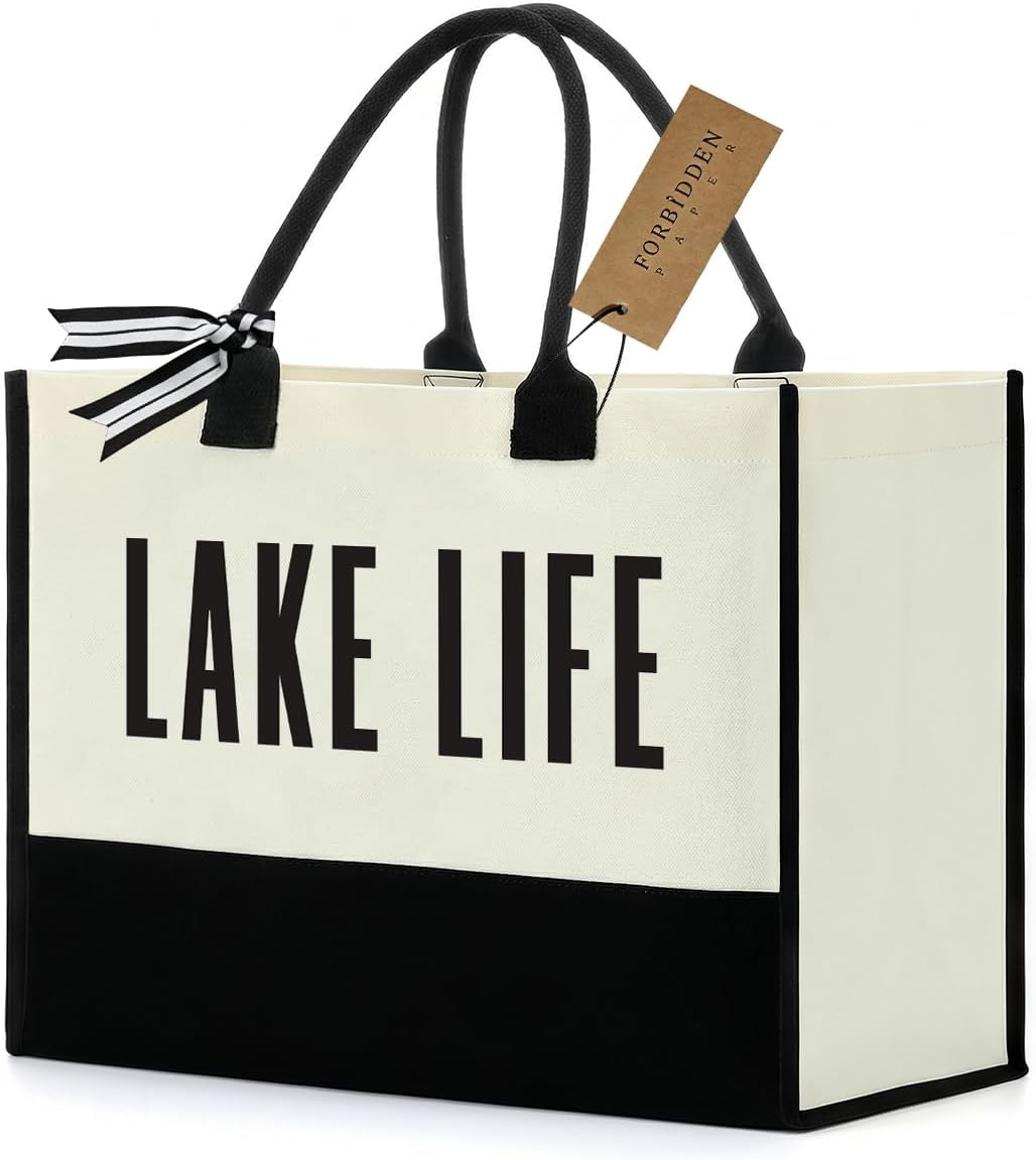 Retirement Gifts for Women Retirement Decorations Travel Gift Lake House Gifts BeachTote Bag
