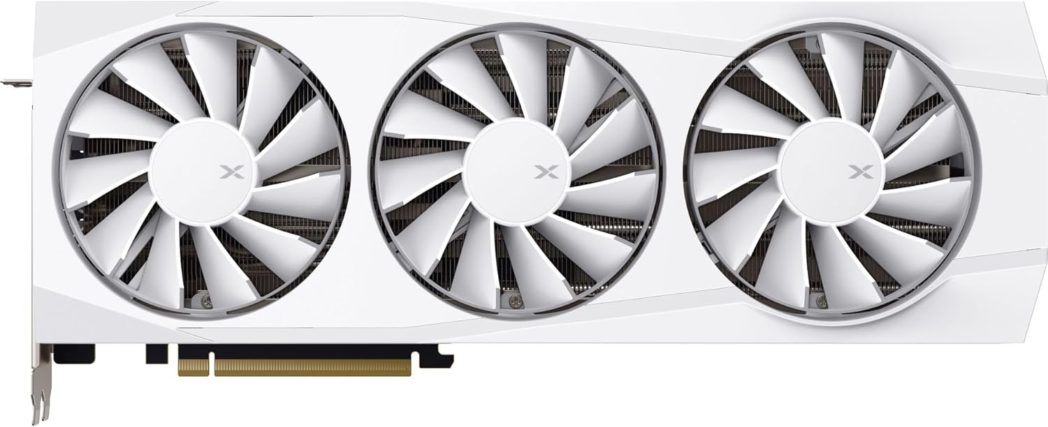 XFX Quicksilver AMD Radeon RX 9070XT Magnetic Air Edition 16GB GDDR6 Graphics Card, White