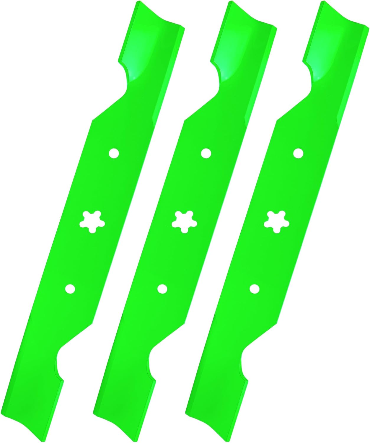 Hus qvarna 187256 187254 532187256 532187254 574292401 High Lift Blades Compatible with 54 inch Deck Lawn Mower Hus qvarna Z254F Z254 MZ54 RZ5424 RZ5426 YTH26V54 YTH2454 YTH24V54 LGT2654 LGT2554