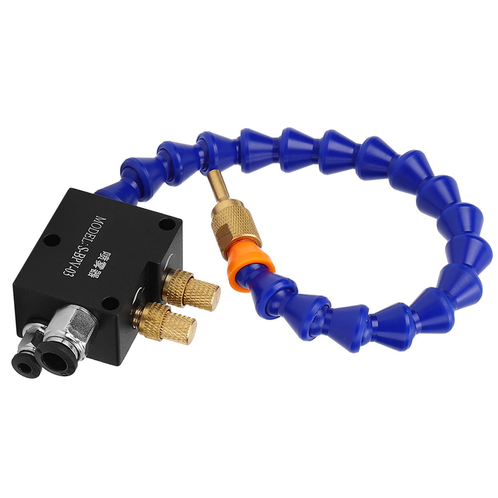 Système de pulvérisation de Liquide Refroidissement, Kit De Pulvérisateur De Liquide Refroidissement 3 En 1 De Fraiseuse De Tour CNC Pour Refroidissement, Lubrification Et élimination Copeau