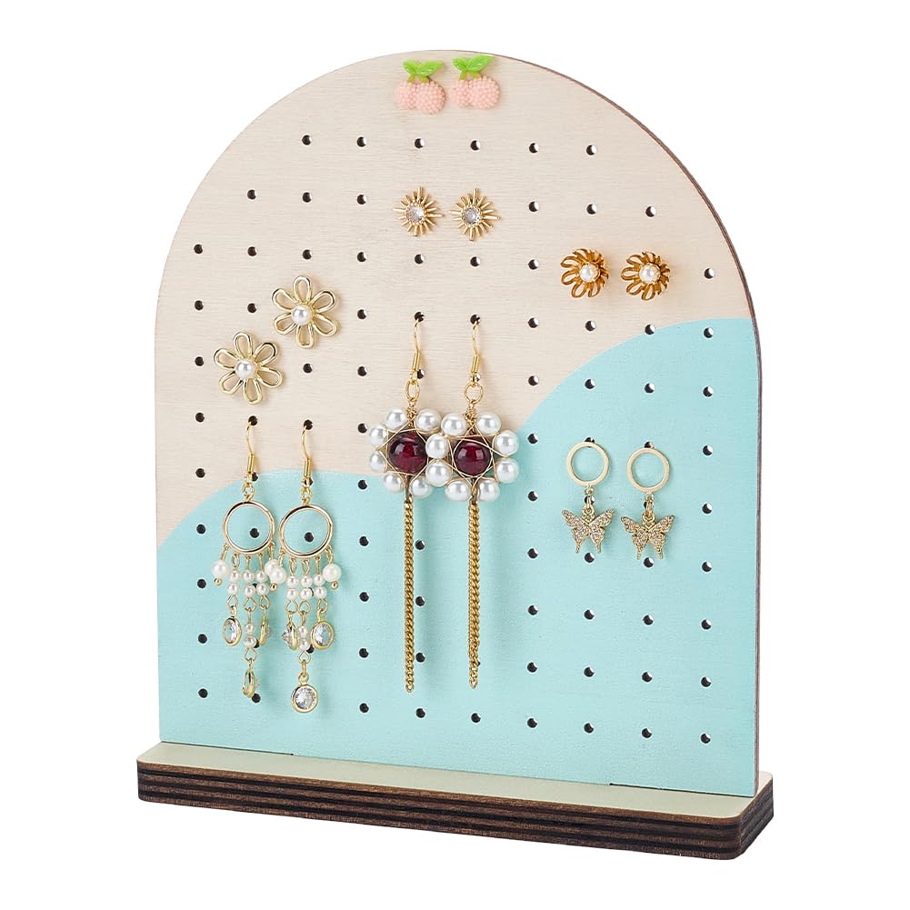 Porte boucles d'oreille pour ranger 53 paires sans emmêlement