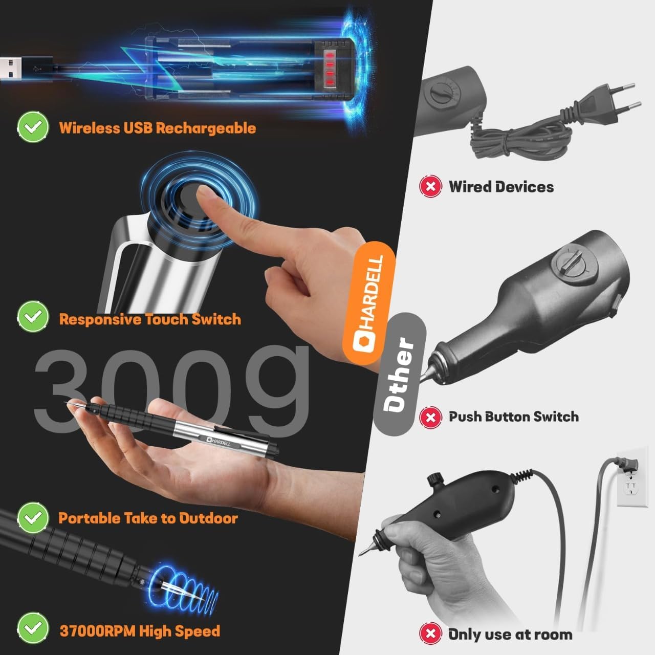 HARDELL Electric Engraver Pen - Image 4