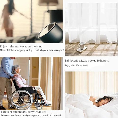 Miniatura 2 de DIY WiFi Smart Sistema de pista de motor de cortina automático, motor de cortinas automáticas, pistas de persianas automáticas, longitud puede ser