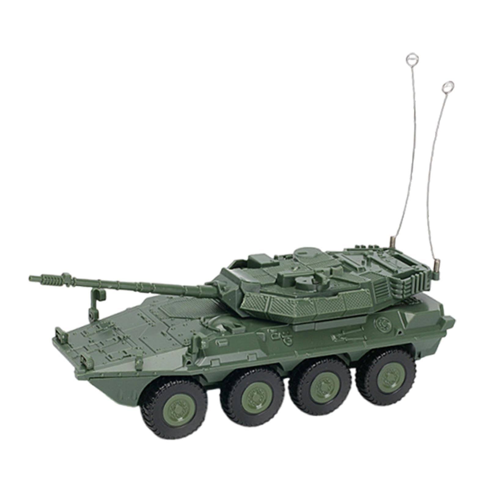 Menolana Tank Model Toy Building Kit Sand Table Decor Tabletop Decoration Birthday Gift for Adults Kids Armored Vehicle 1:72 Scale, Yellow — view 8