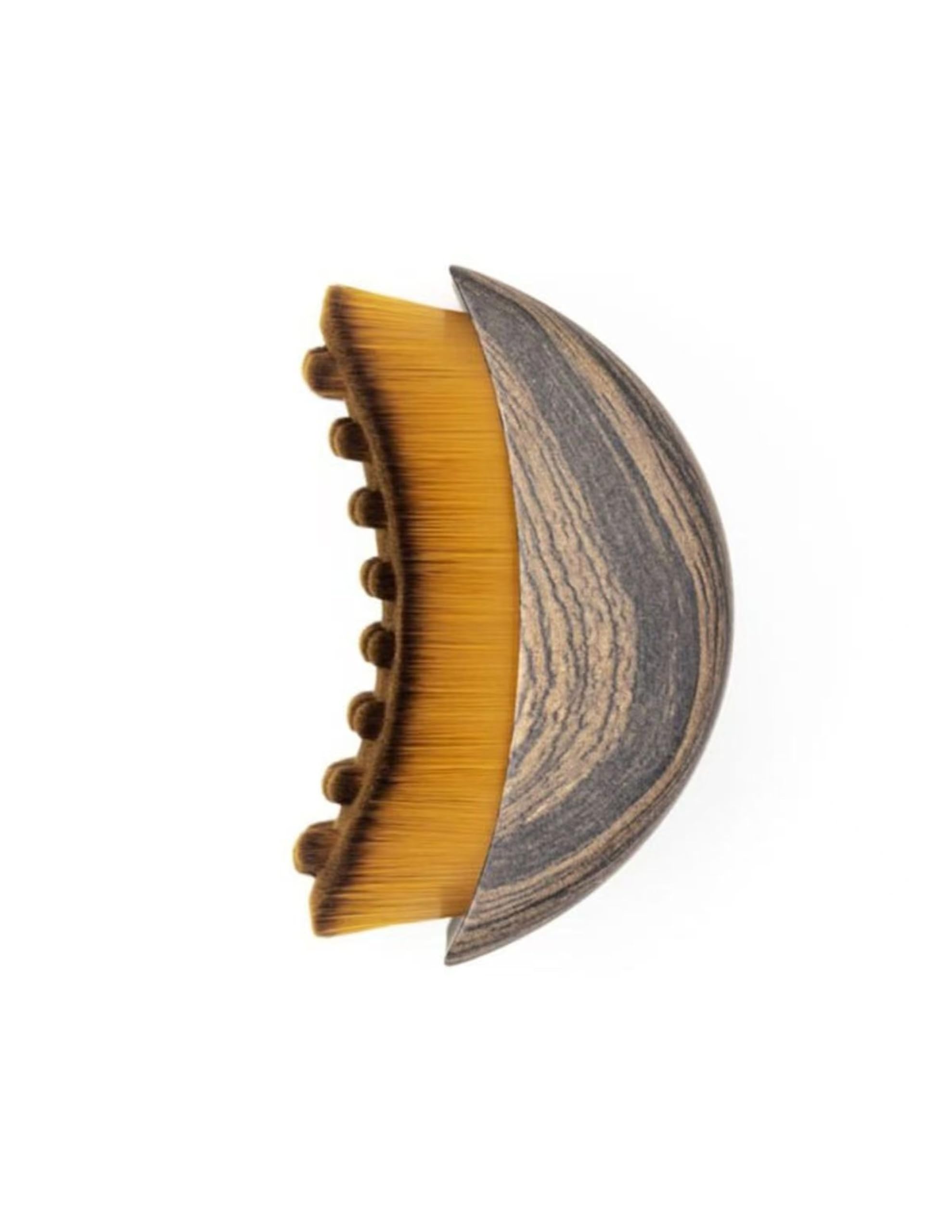 Lymphatic Contour Face Brush – Ergonomic Handle | Facial Sculpting, Puffiness Reduction & Glow-Boosting Massage | Dry Brushing for Jawline, Cheeks & Neck | Boost Circulation & Radiance