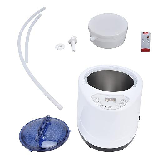 Sauna Steam Generator, Sauna Generator Sauna Steamer Pot Machine Stainless Steel for Weight Loss(Transl)