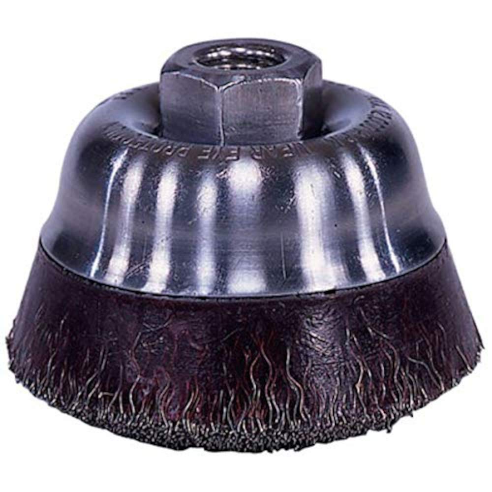 Fil de fer ondulé Weiler 35406 avec embout en acier de haute résistance 0,35 cm