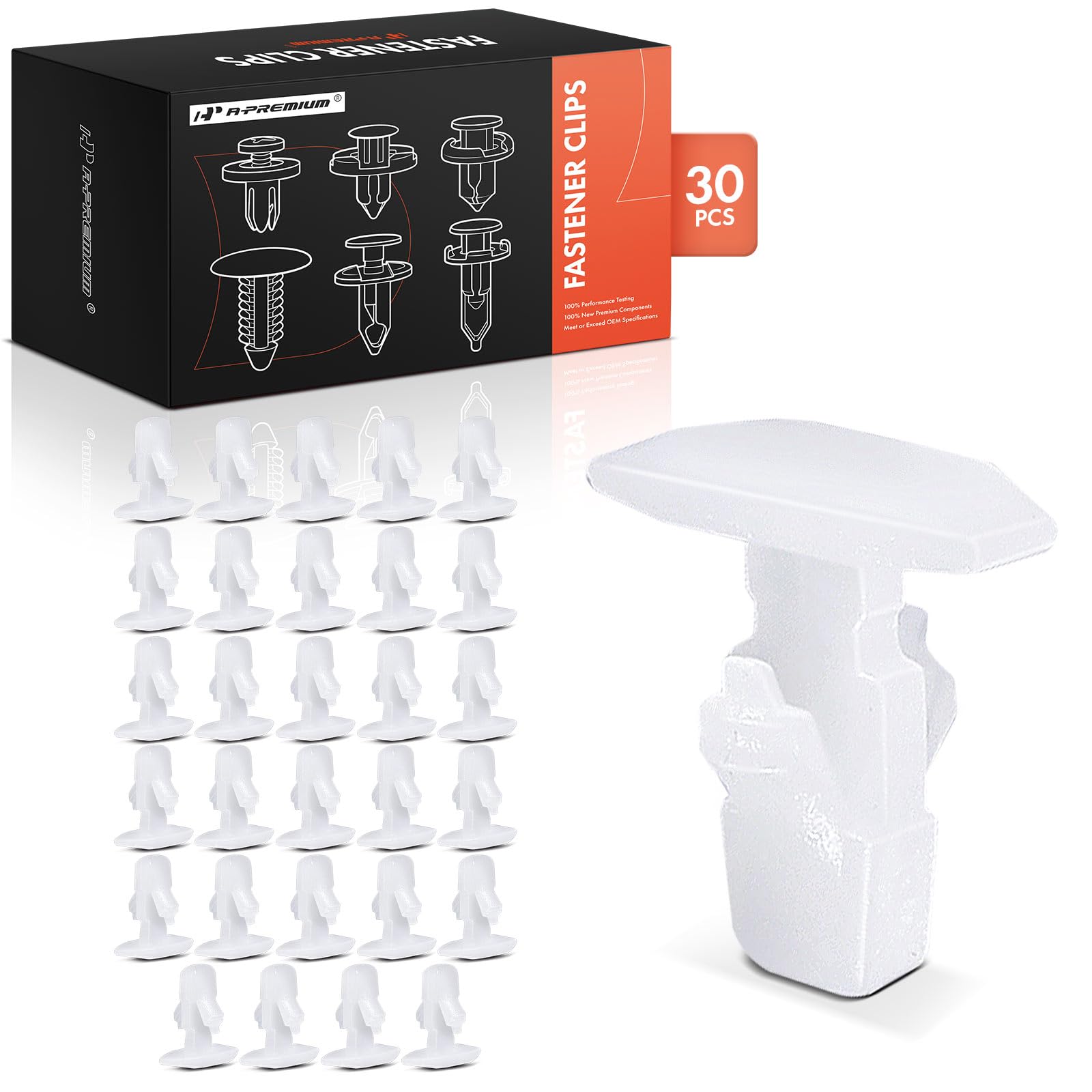 Amazon.com: A-Premium 30 PCS Car Retainer Fastener Push Pin Clips