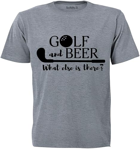 Unisex Golf & Beer - What Else Is There? - Adults - T-Shirt