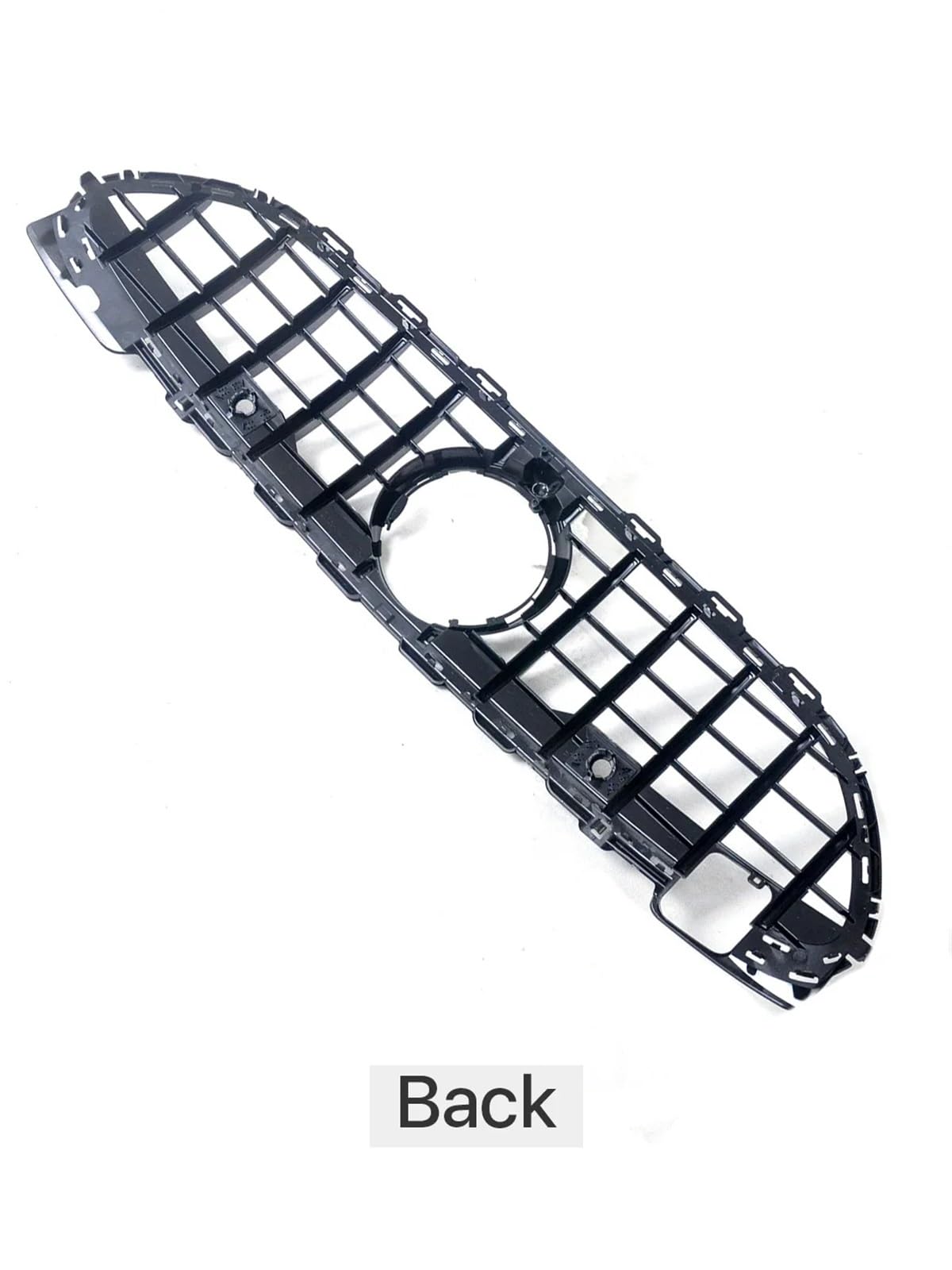 Pasuje do Mercedesa Benz Klasy C W206 Maska samochodu Grill GT Grille Fit C180 C200 C300 C350 AMG Brs Style Grill 2022+ Część samochodowa(GT Black Color)