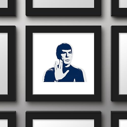 Miniatura 2 de Trends International Gallery Pops Star Trek Spock Vulcan Salute - Póster de pared con retrato estilizado, 12.00 x 12.00 pulgadas, versión de marco