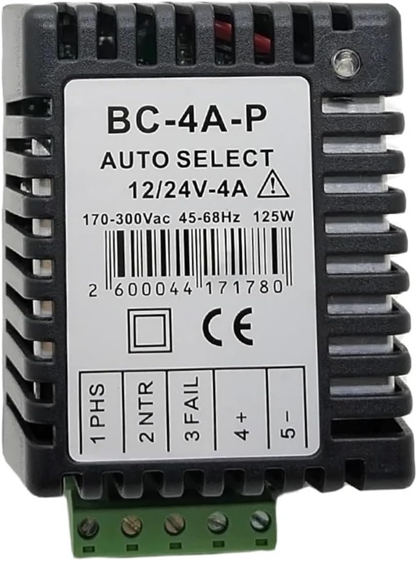 BC-4A-P 12V 24V Battery Charger Compatible with Charger 4 Amp 45-68HZ Genset Parts