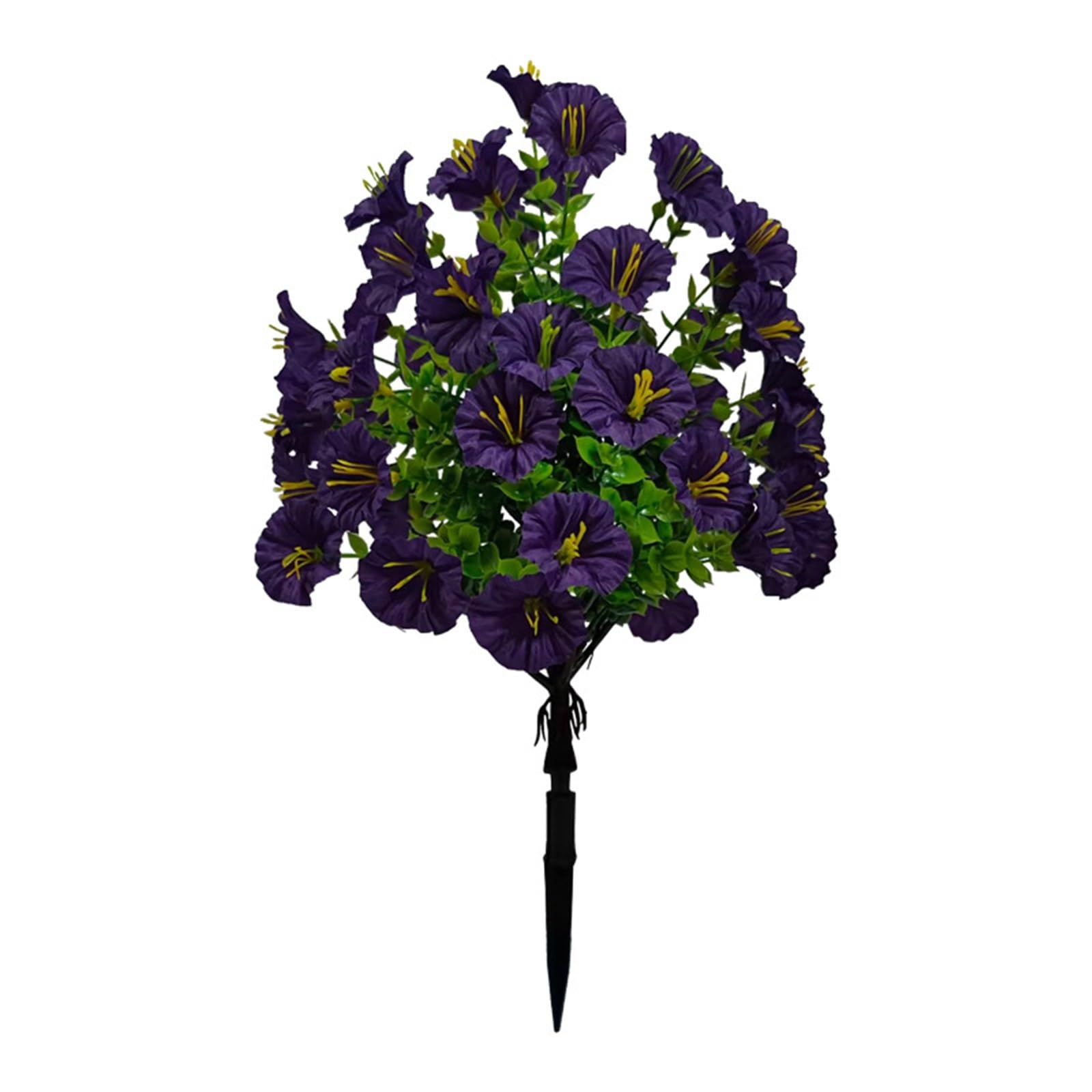 WBCDXCBB Plastic Simulation Flowers 73 Mesh Eucalyptus Trumpet Ground 1Pcs(73mesh darkpurple)