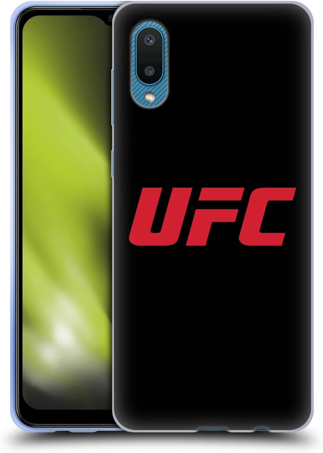 Head Case Designs Officially Licensed UFC Black Red Logo Gel Case [Military Grade Protection] Compatible With Samsung Galaxy A02/M02 (2021)